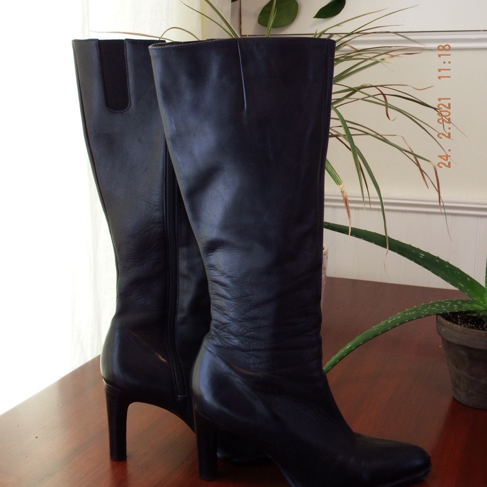 Nine West Women’s tall boots 3 1/2” heel